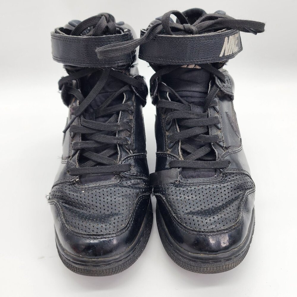 Nike Air Revolution High Top Black Patent Leather Sneakers - Women's Size 8.5 US